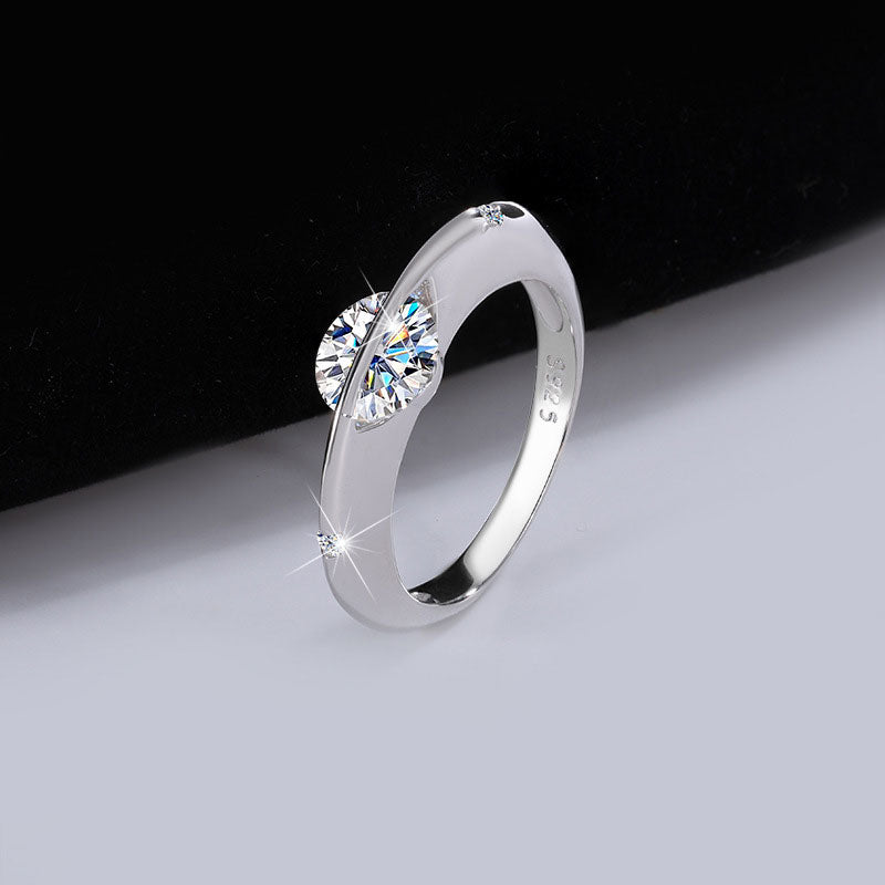 S925 Sterling Silber Planeten Drehring