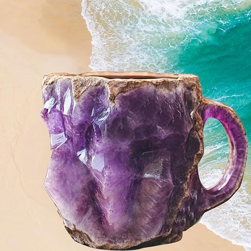 Kaffeetasse aus Mineralkristallimita