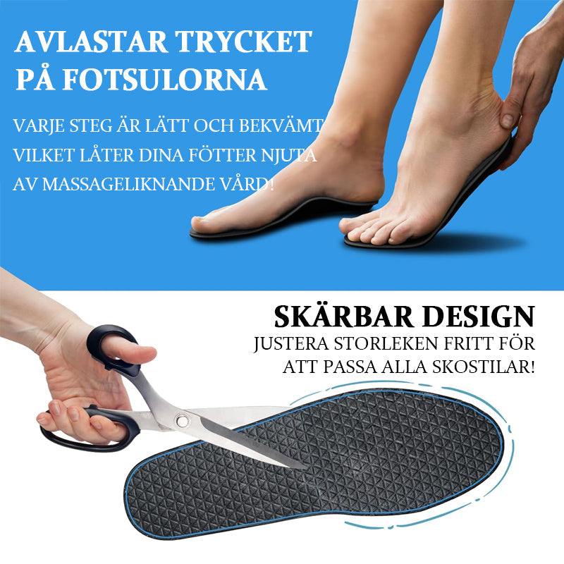 Fußmassage-Einlegesohlen/Stoßdämpfende Massage-Einlegesohlen