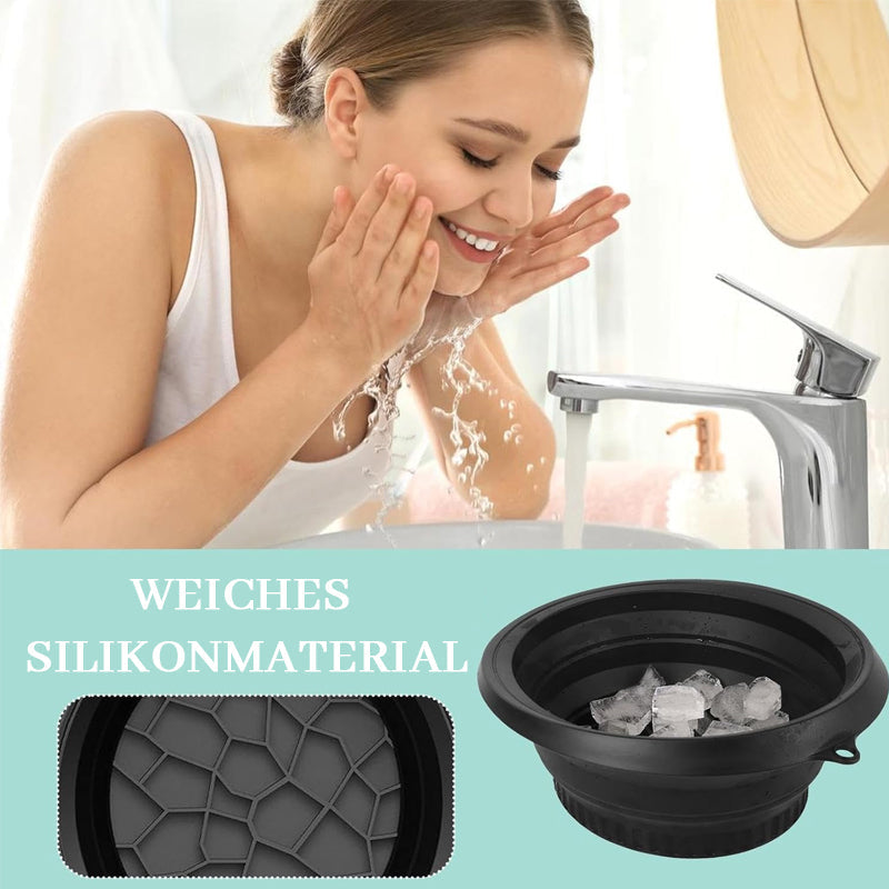 Faltbares Silikonwaschbecken
