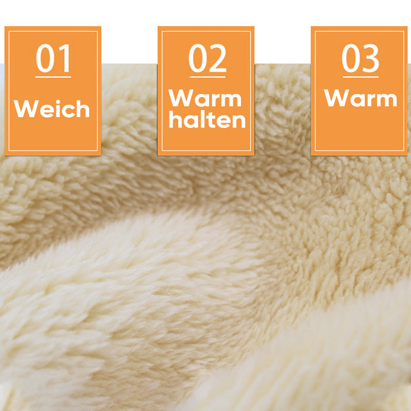 Warme Plüsch-Fahrradhaube / Winter-Outdoor-Mütze, winddichte Sportmütze