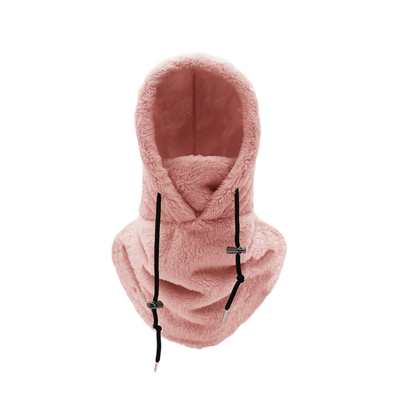 Warme Plüsch-Fahrradhaube / Winter-Outdoor-Mütze, winddichte Sportmütze