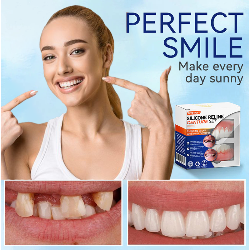 DIYSTAR™ Medizinisches Silikon-Zahnprothesenlineal-Set🦷 (👨⚕️ Zertifiziert, CED-konform & von Zahnärzten genehmigt) 🌹