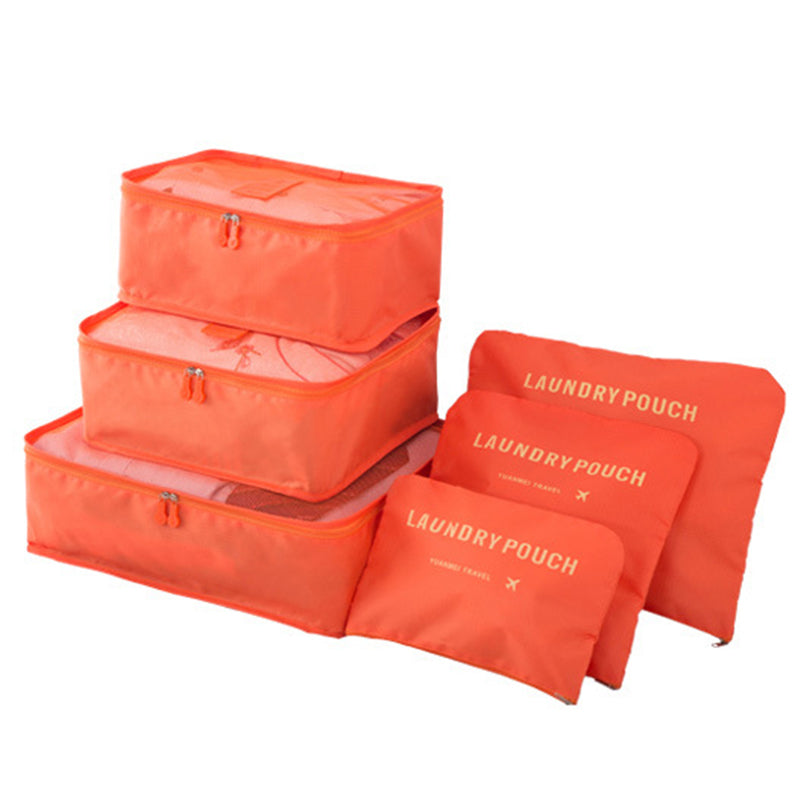 Tragbare Packwürfel für Gepäck - 6 Stück