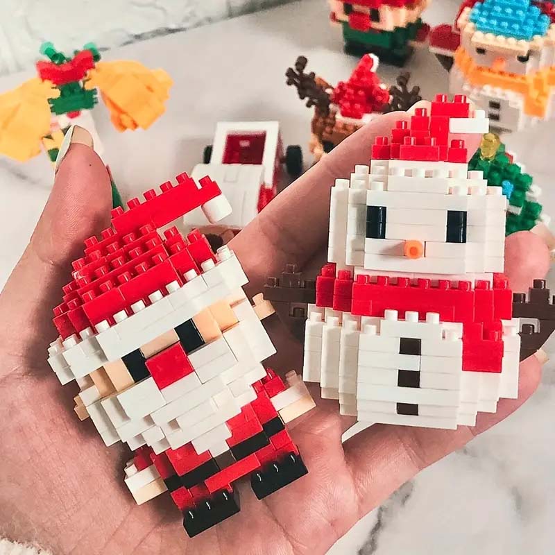 Weihnachts-Adventskalender-Bausteinset