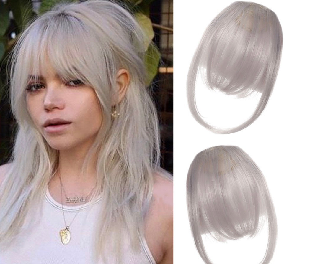 100 % Echthaarverlängerung mit Air-Clips/Pony-Haarnadel