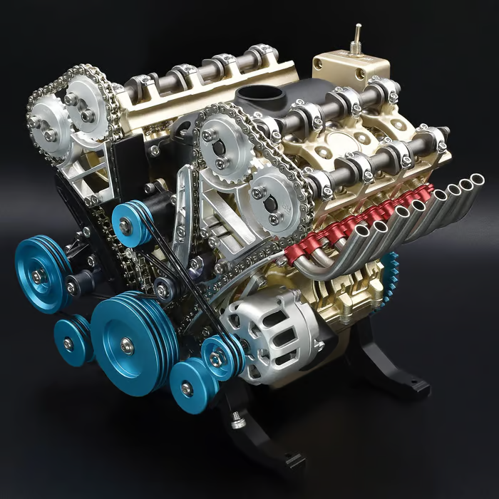 🎁Letzter Tag der Aktion – 49 % Rabatt 🎉 8-Zylinder Vollmetall-Automotor-Modell (3 Jahre Garantie)