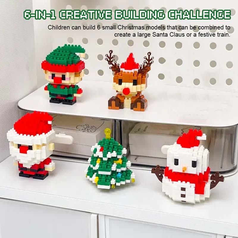 Weihnachts-Adventskalender-Bausteinset