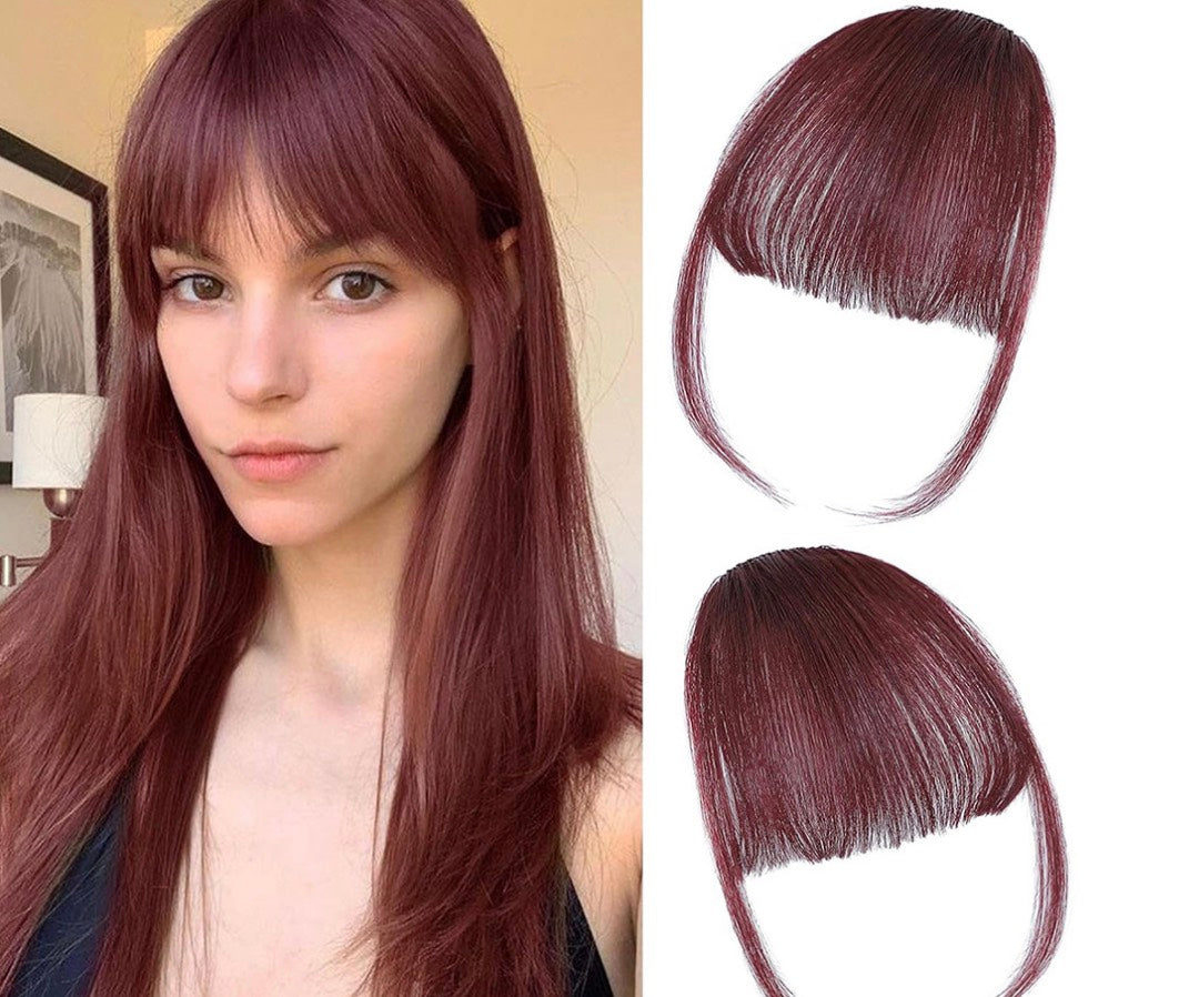 100 % Echthaarverlängerung mit Air-Clips/Pony-Haarnadel