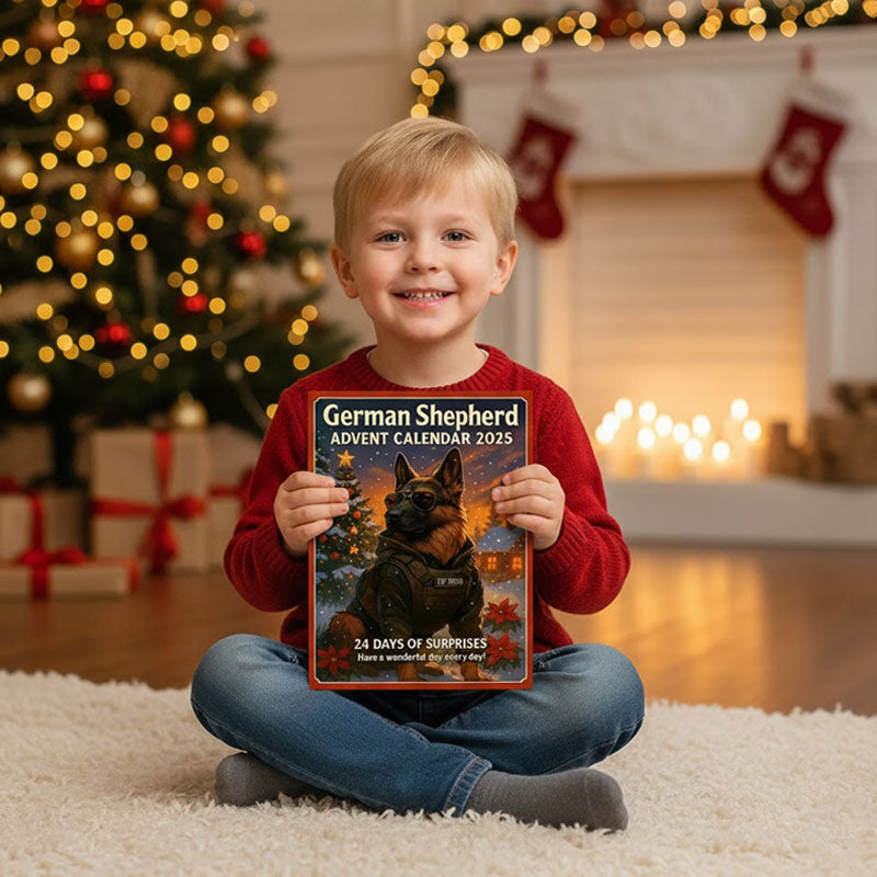 🎄🐾 Deutscher Schäferhund Adventskalender 2025 🎁
