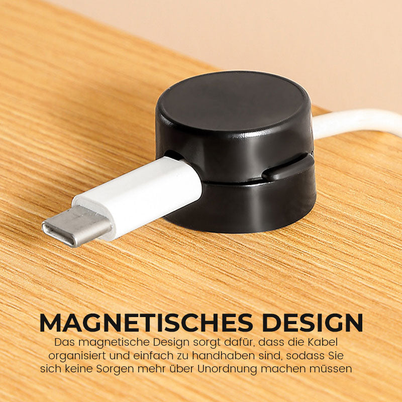 🔌Runder Magnetischer Kabel-Organizer | Ordentlich Und Organisiert, Einfach Zu Organisieren 📌