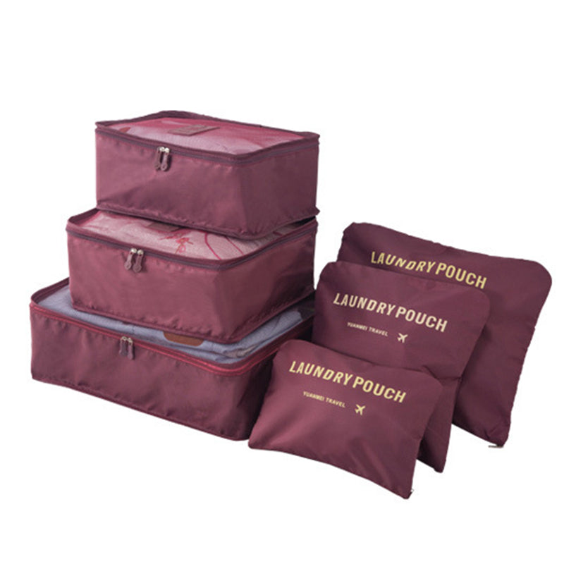 Tragbare Packwürfel für Gepäck - 6 Stück