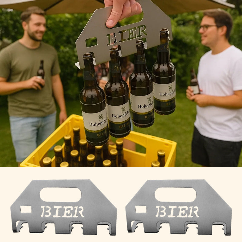 Der Quad-Bieröffner & -Träger