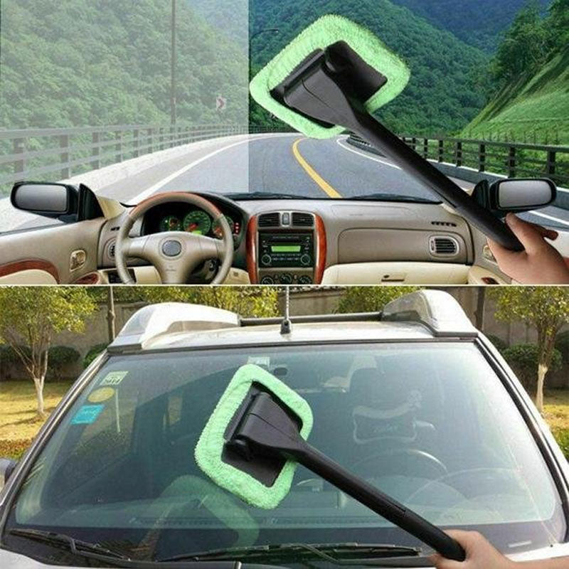Autoscheiben mit Mikrofaser reinigen