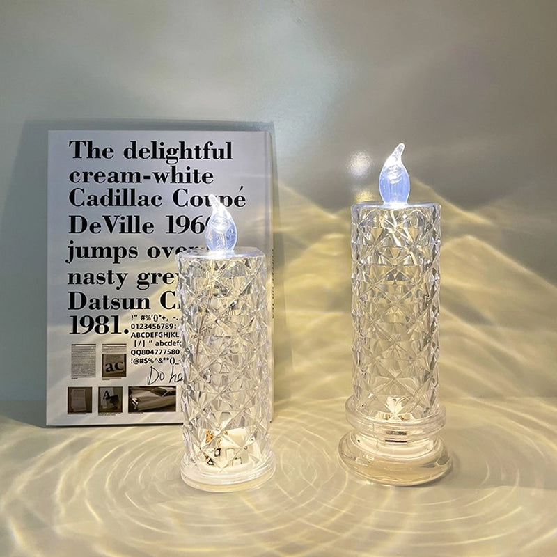 ✨ Crystal Rose Candle Light – Romantisches Leuchten ohne Chaos