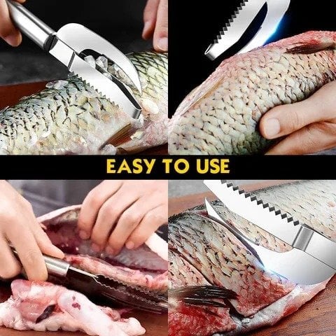 đ„đ„Multi-Fischschuppenmesser 3-in-1â§