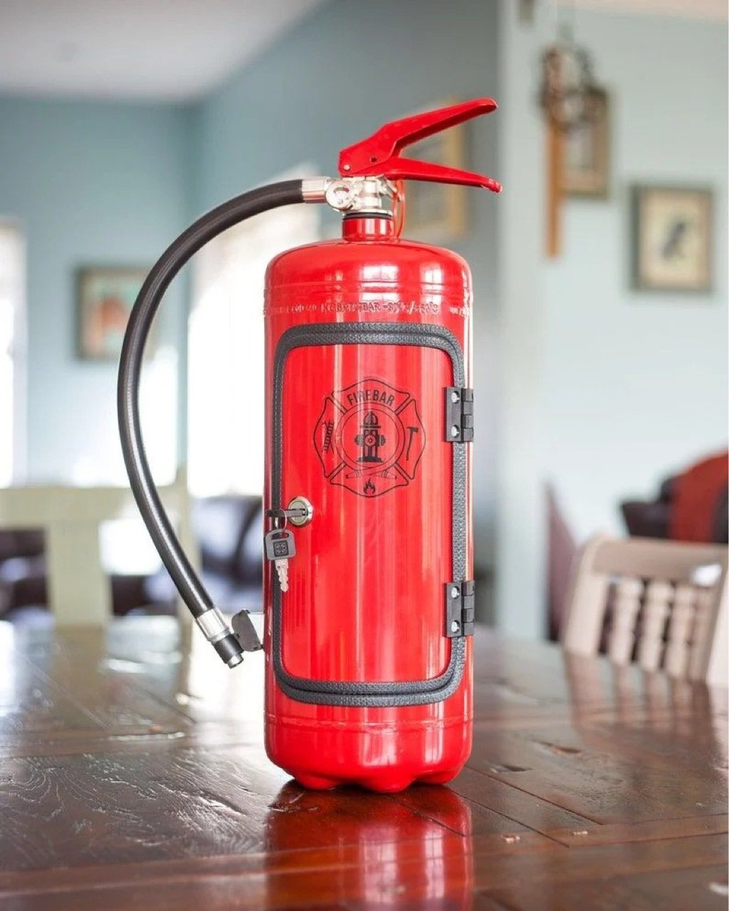 Neue Mini-Feuerlöscher-Weinschrank-Ornamente