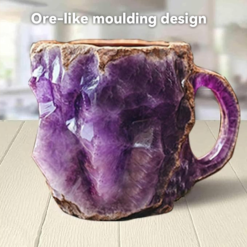 Kaffeetasse aus Mineralkristallimita