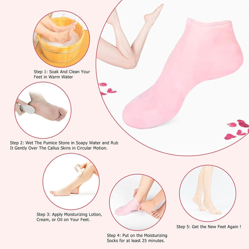 Peeling-Strandsocken aus Silikon – verjüngen Sie Ihre Füße! 👣💕