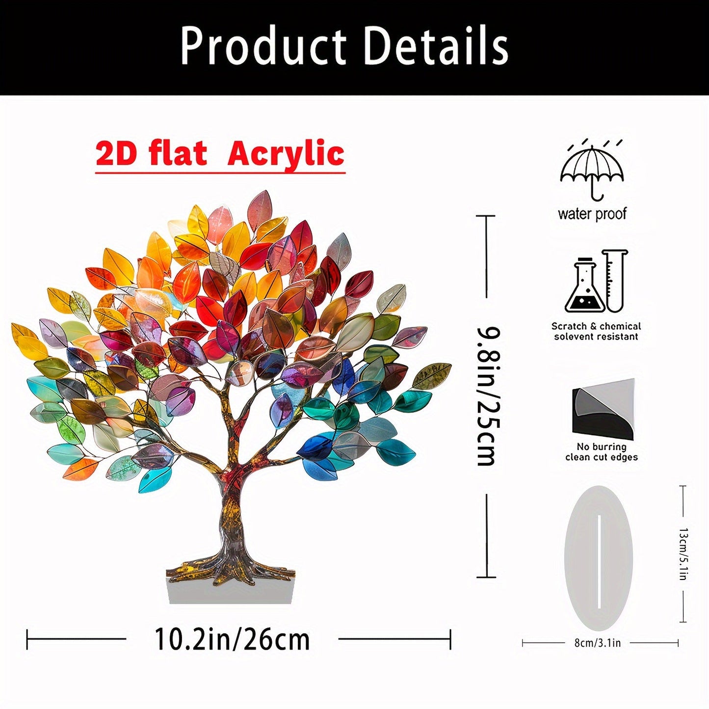 ✨Baum des Lebens Acryl Desktop Ornament🌳