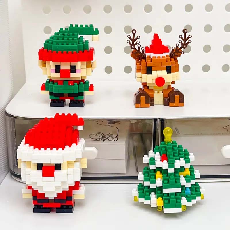 Weihnachts-Adventskalender-Bausteinset