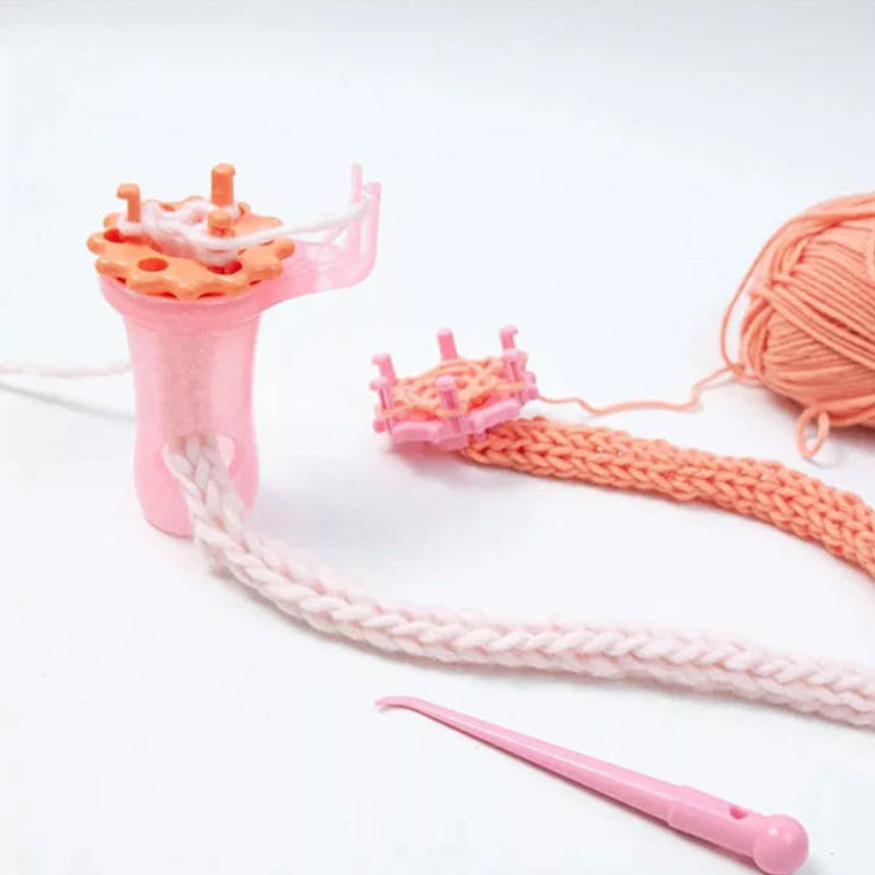 Zweiköpfiges Dreifach-Strickset