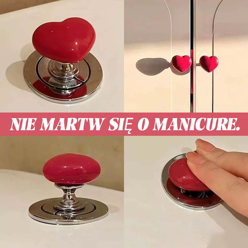 Bunter herzförmiger Toilettenpressen-Helfer/Love-Toilettentankpresse