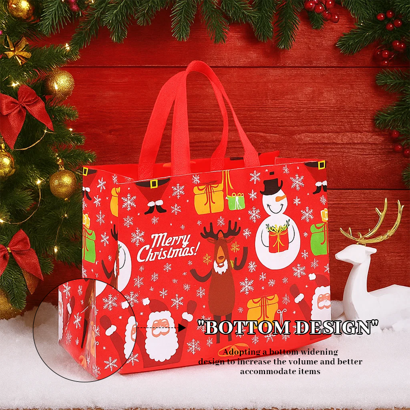 🎄 Yuletide Carry – Große wiederverwendbare Weihnachtsgeschenktasche 🛍️