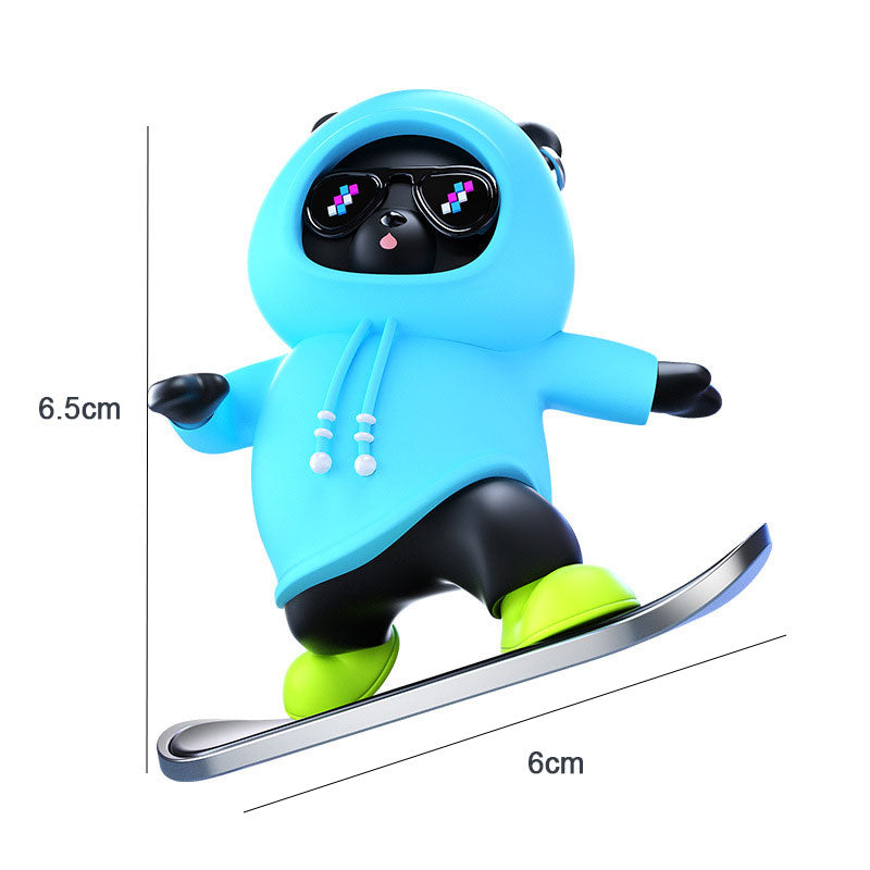 Car Skateboard Bear Ornaments