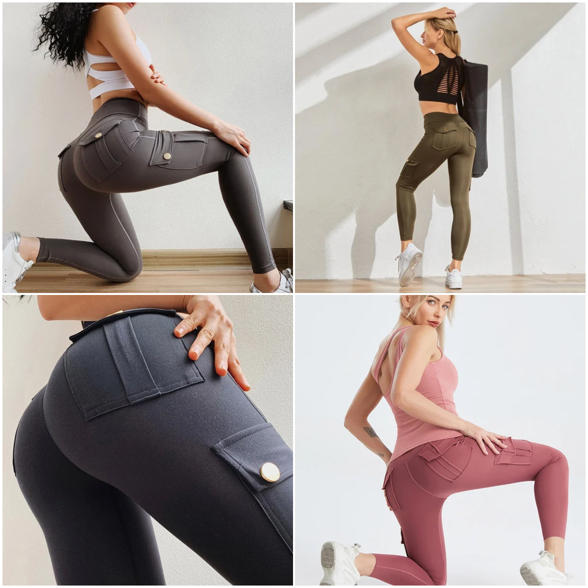 š„45% RABATTš„Damen Tasche Sexy Stretch Leggings Fitness Track