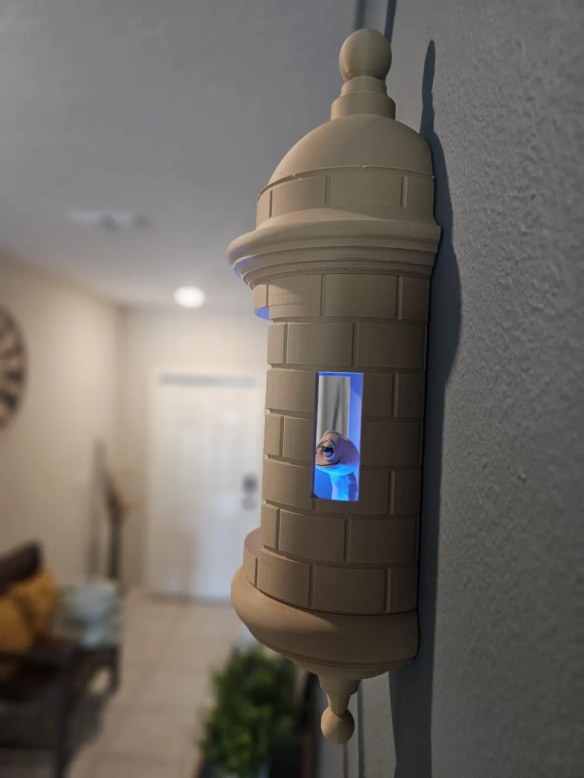 Puertoricanische Garita Wand-Coqui-Lampe