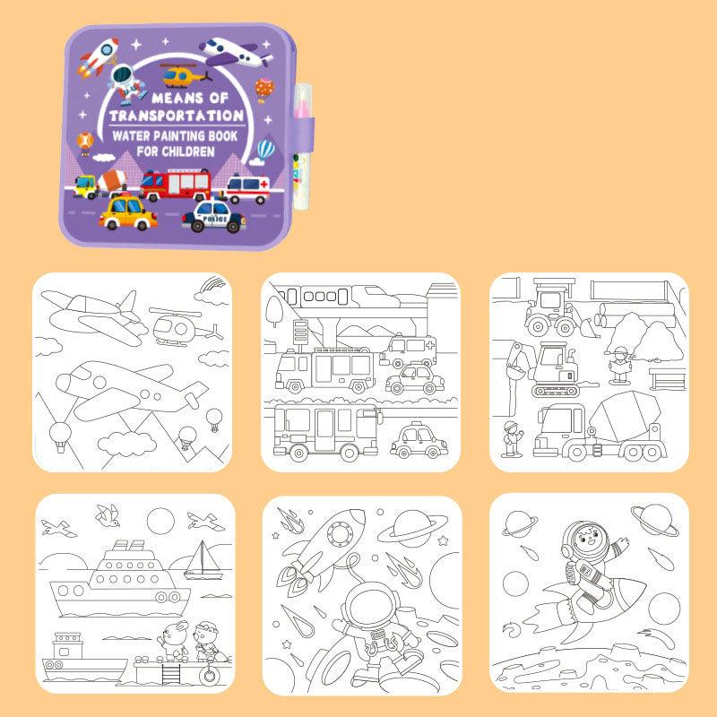 🌈 Ruhiges Wassermalbuch für Kinder 🌈
