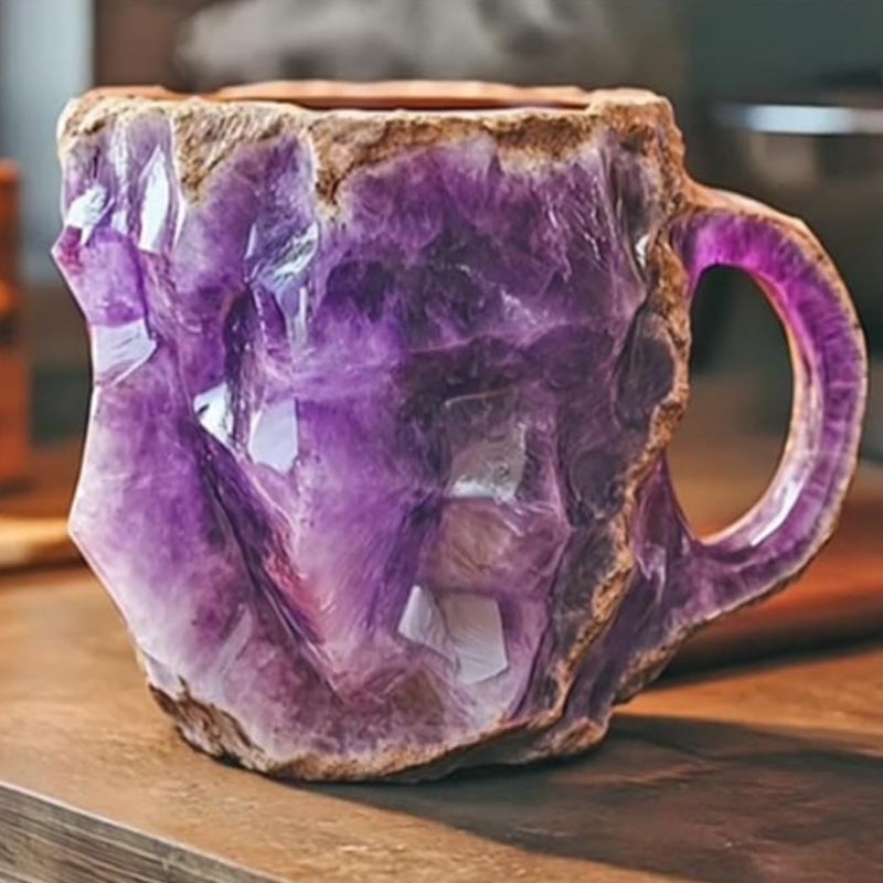 Kaffeetasse aus Mineralkristallimita