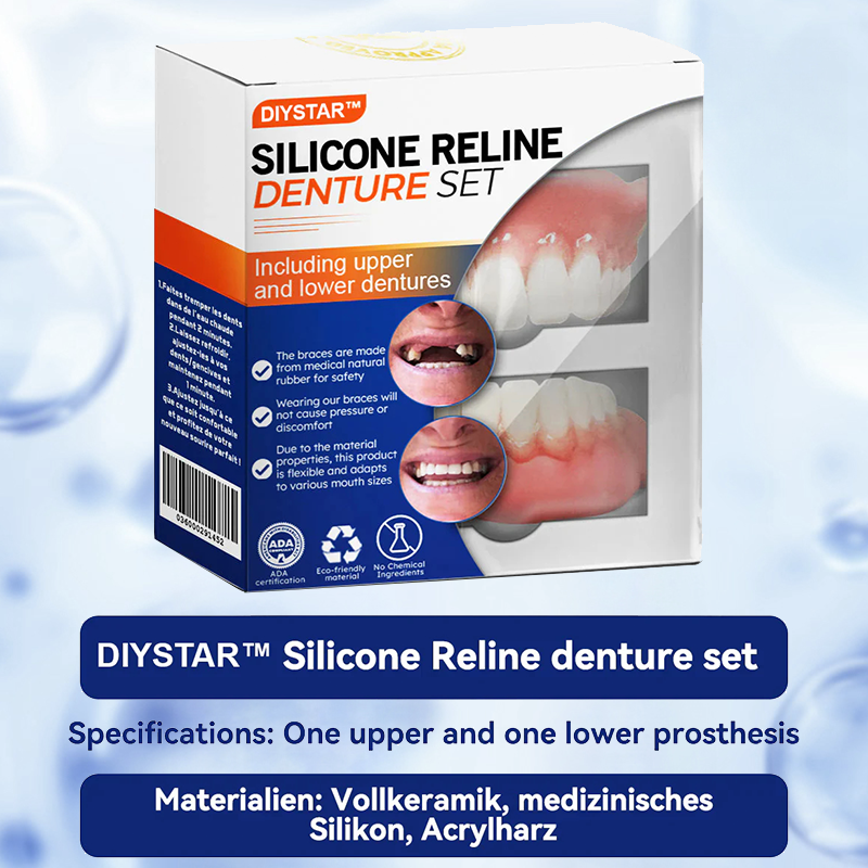 DIYSTAR™ Medizinisches Silikon-Zahnprothesenlineal-Set🦷 (👨⚕️ Zertifiziert, CED-konform & von Zahnärzten genehmigt) 🌹