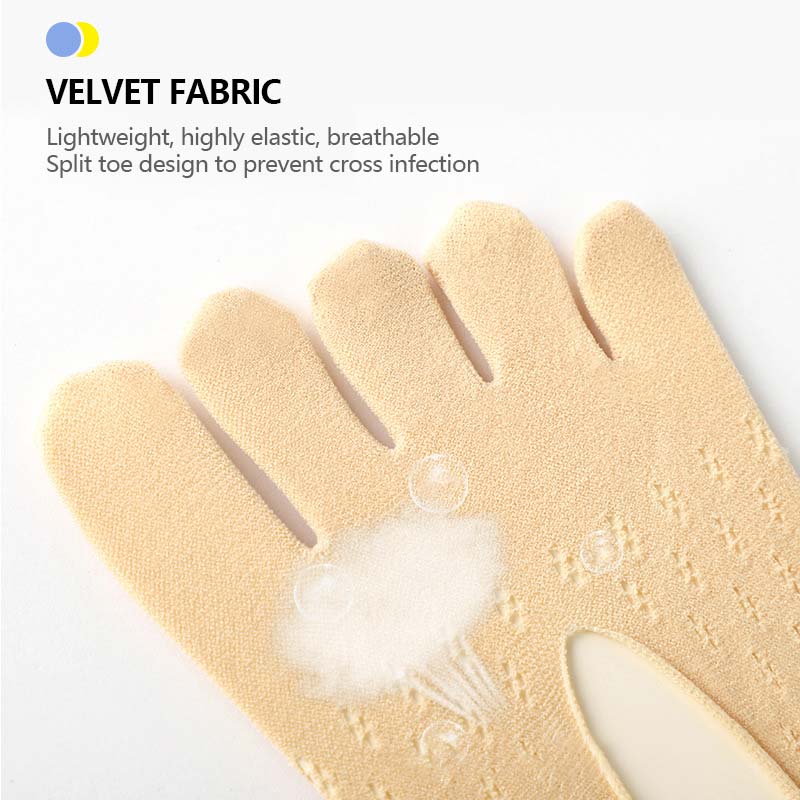 Atmungsaktive Samtsocken (5 Stück)