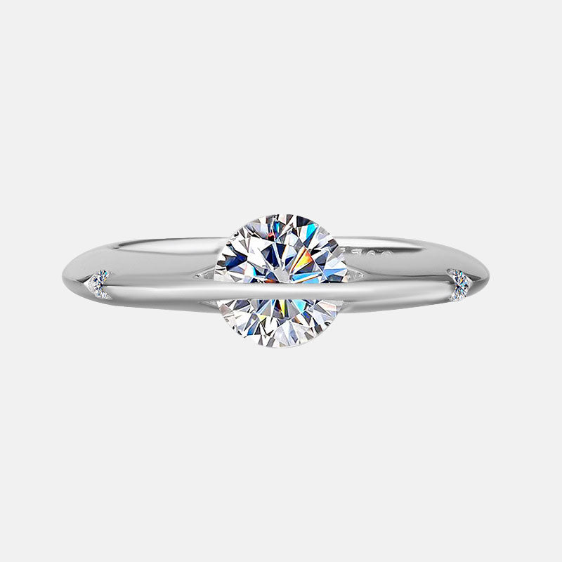 S925 Sterling Silber Planeten Drehring