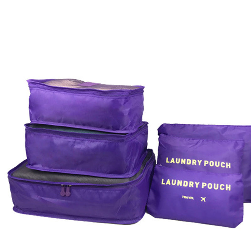 Tragbare Packwürfel für Gepäck - 6 Stück