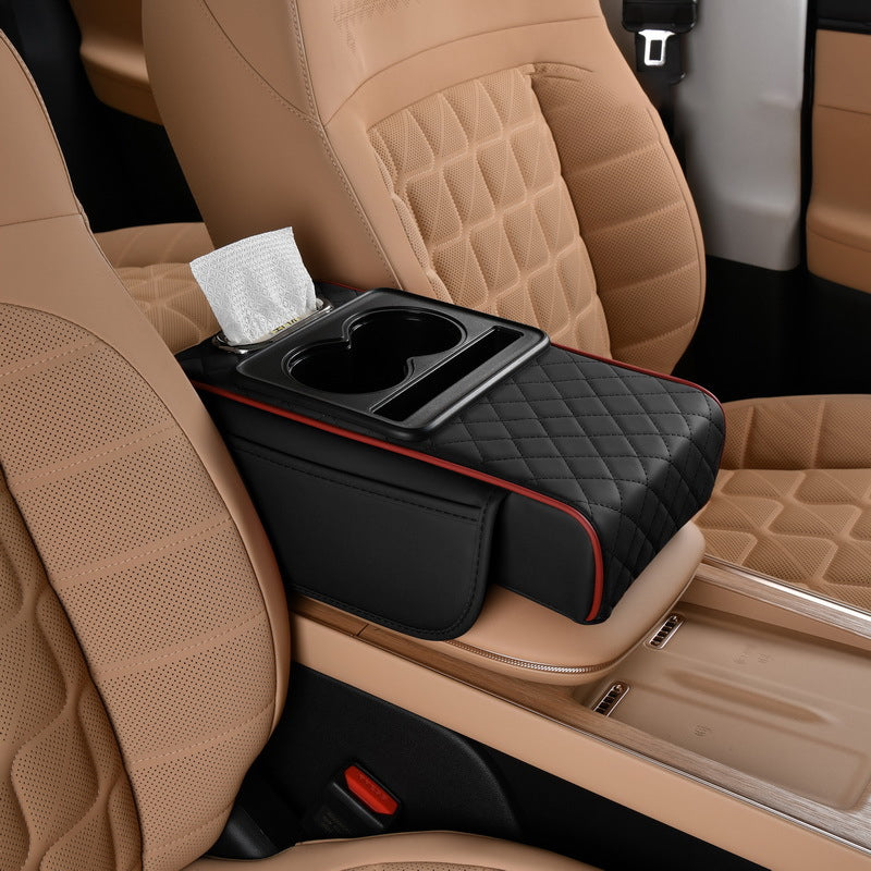 4-in-1-Taschentuchbox für die erhöhte Mittelarmlehne des Autos