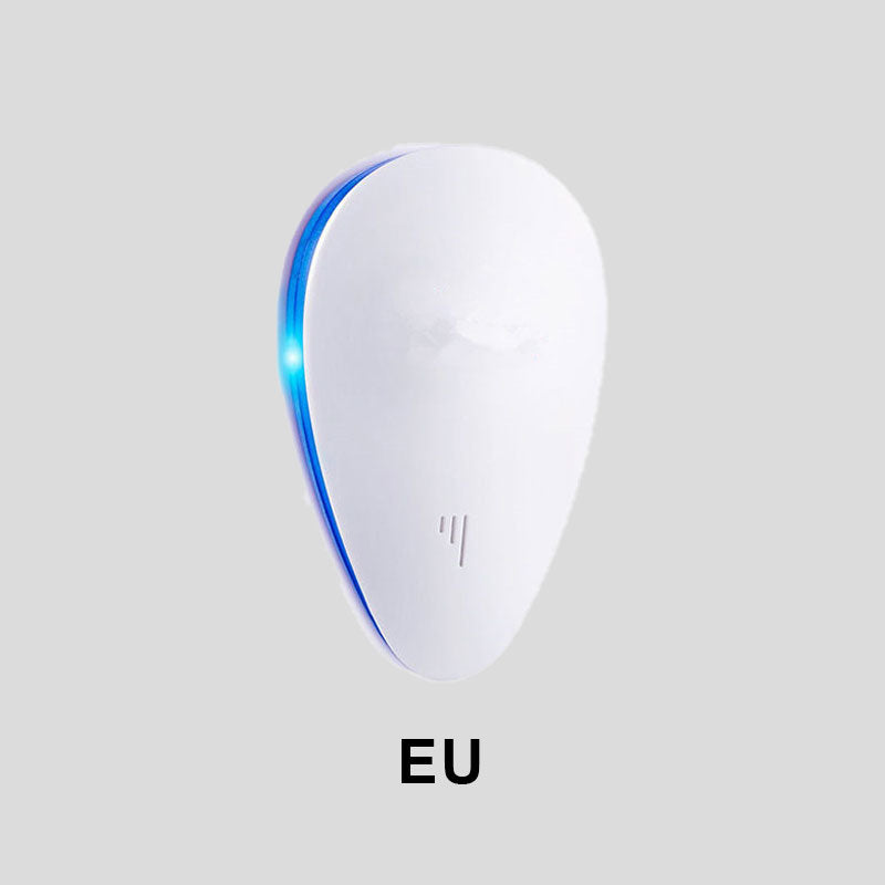 🌿 Leiser Ultraschall-Schädlingsbekämpfer mit Wassertropfen – Sicher · Leise · Intelligent · Niedlich, um Ihr Zuhause zu schützen 🐭🦟🦇