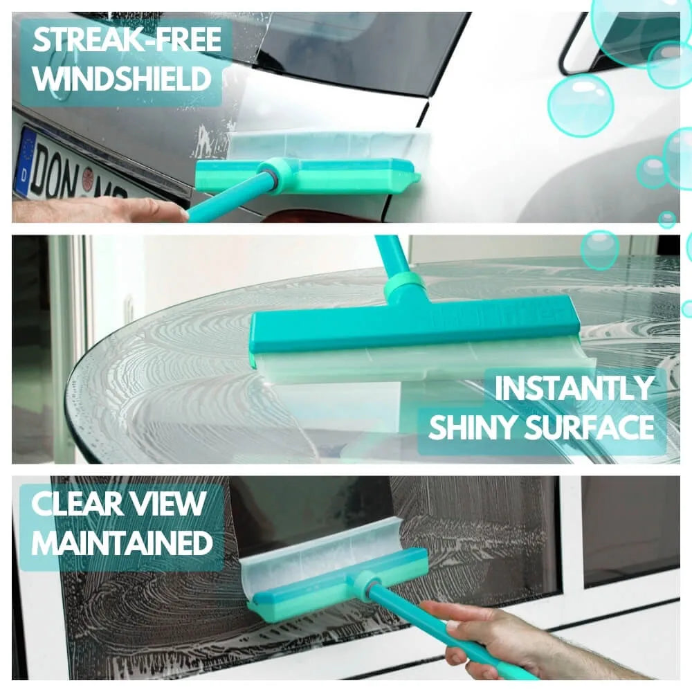 Recycelbares Fensterabzieher-Set aus Silikon