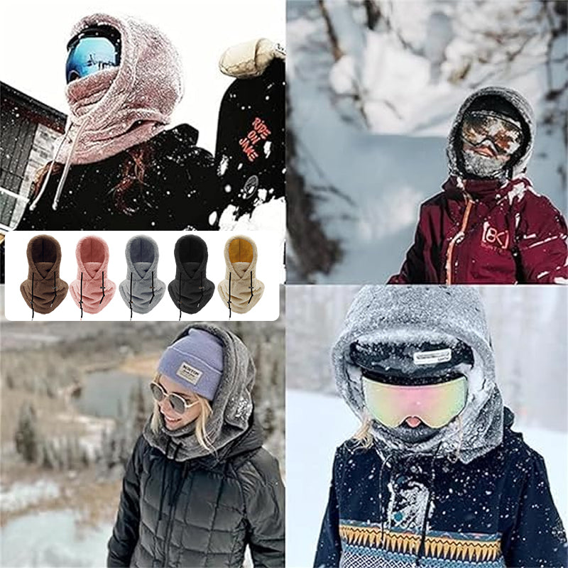 Warme Plüsch-Fahrradhaube / Winter-Outdoor-Mütze, winddichte Sportmütze