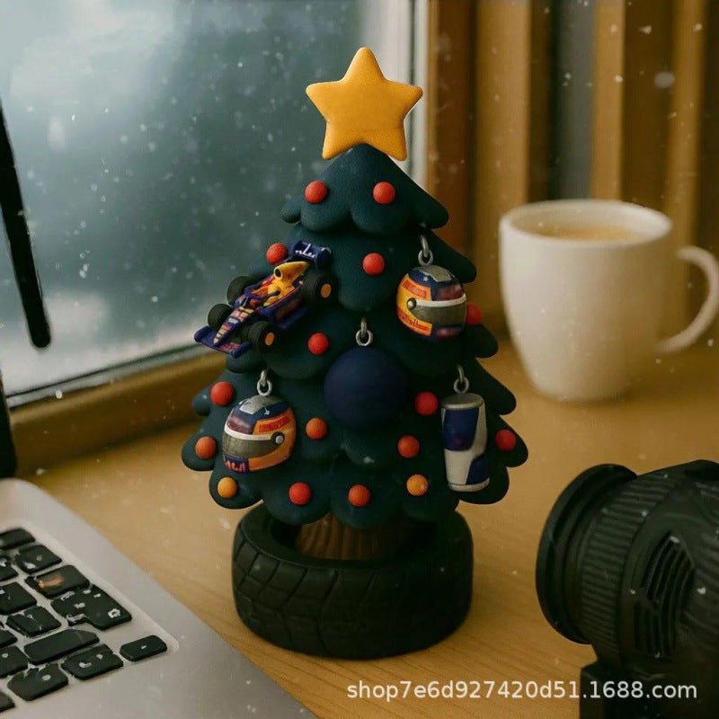 🎄🏎️ Mini-Weihnachtsbaum im F1-Team-Design
