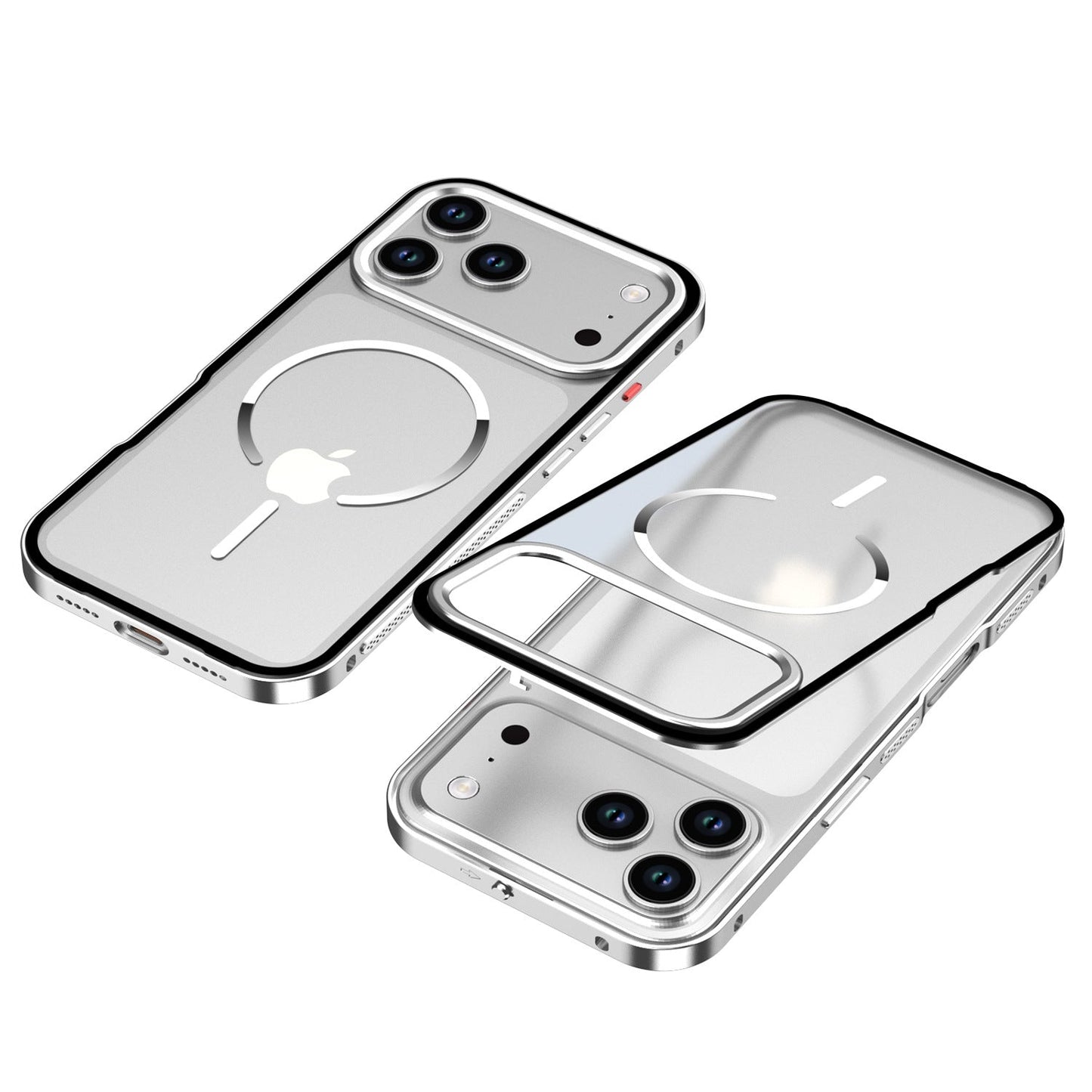 Mattierte Magnetische Handyhülle Mit Metallrahmen
