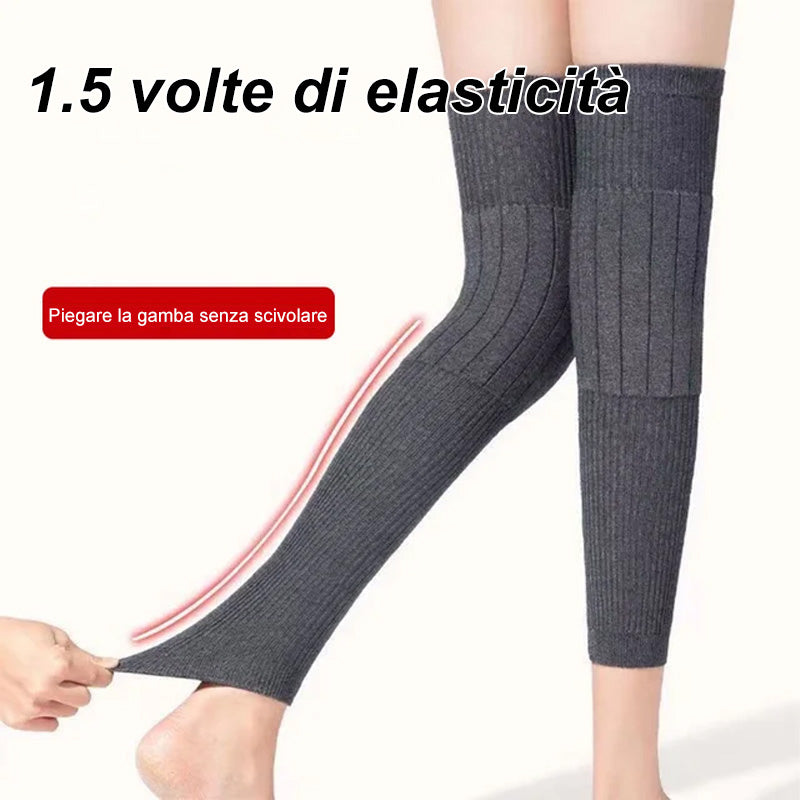 Lange, bequeme und warme elastische Knieschützer