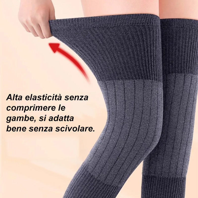Lange, bequeme und warme elastische Knieschützer
