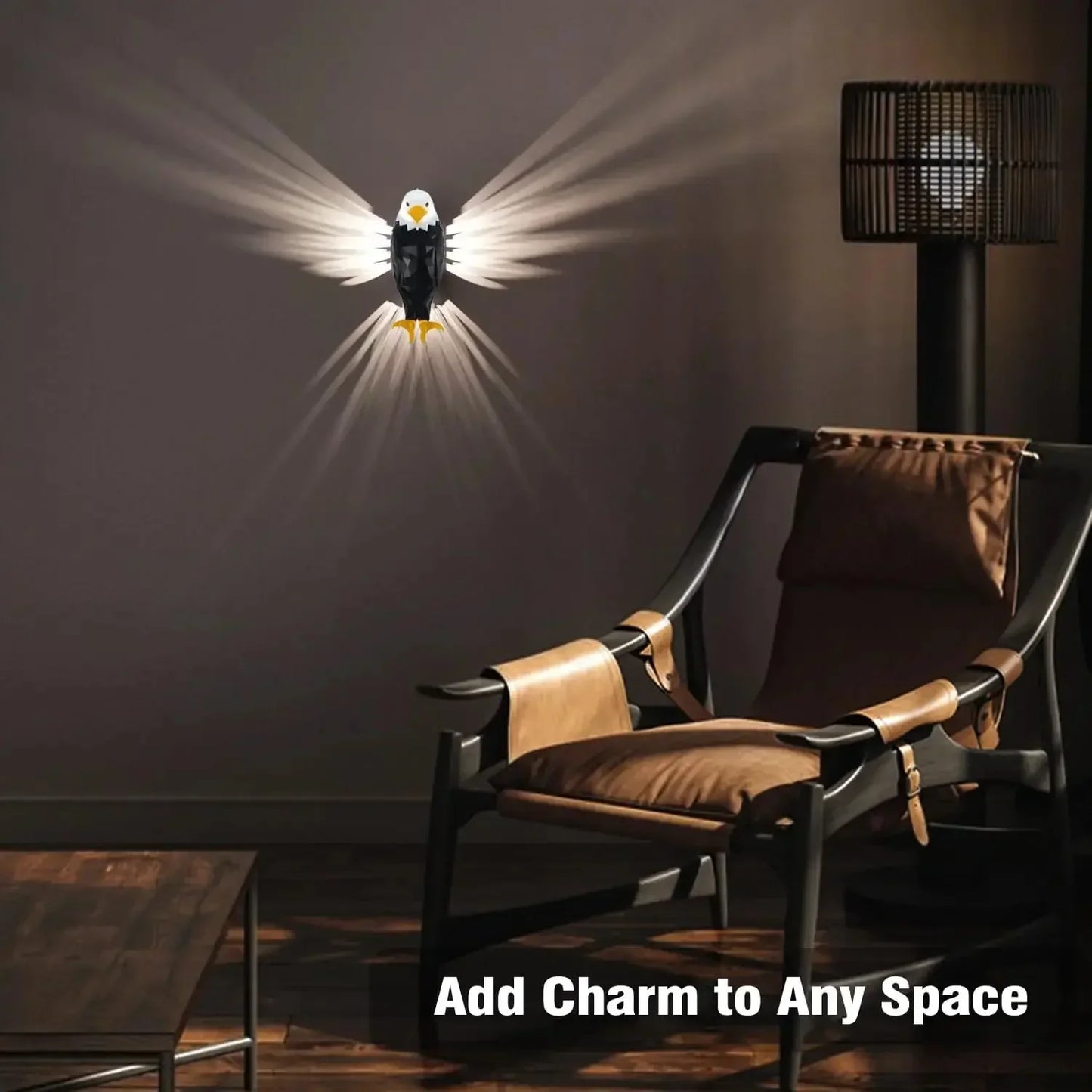 3D Home Adler Wandlampe