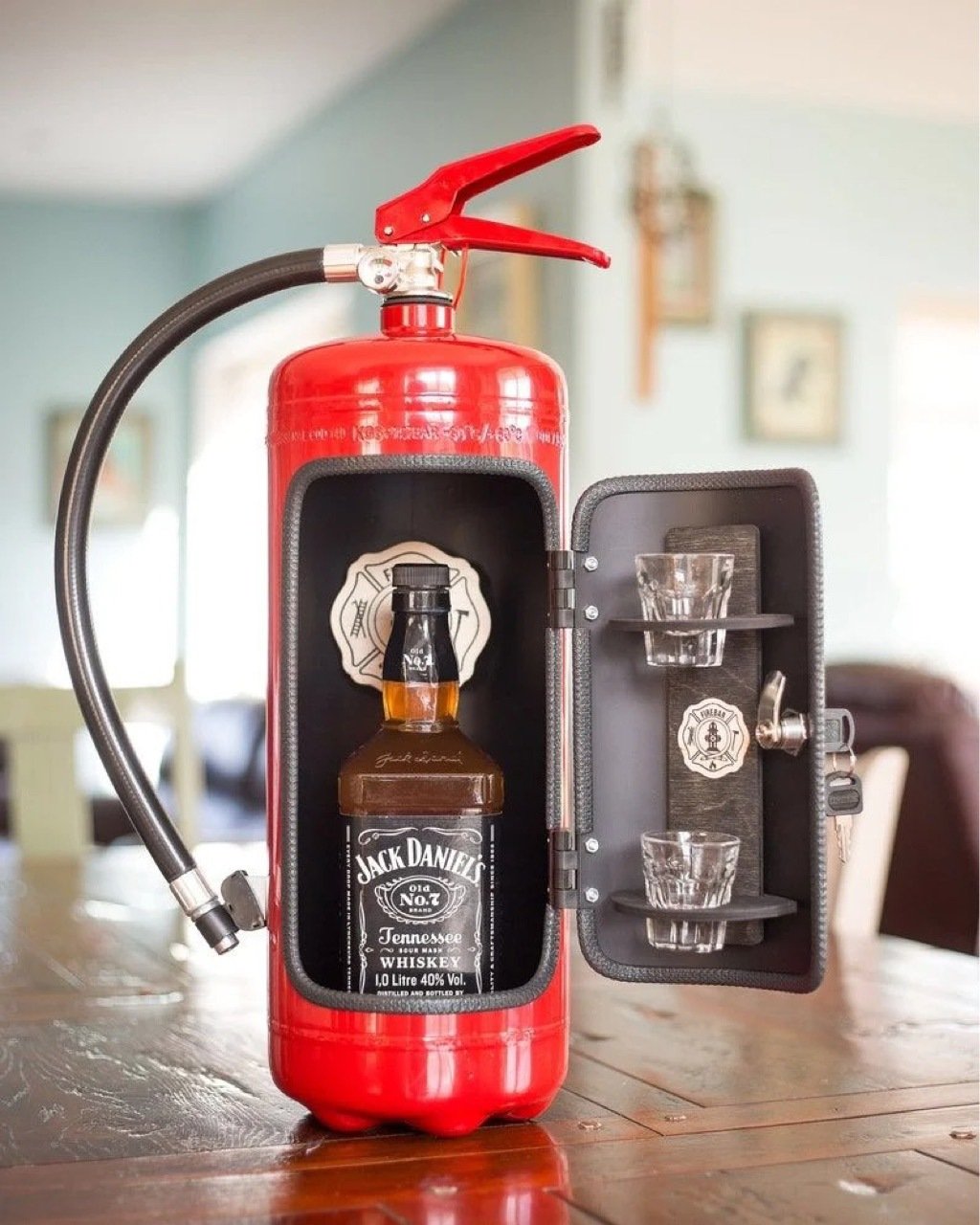 Neue Mini-Feuerlöscher-Weinschrank-Ornamente