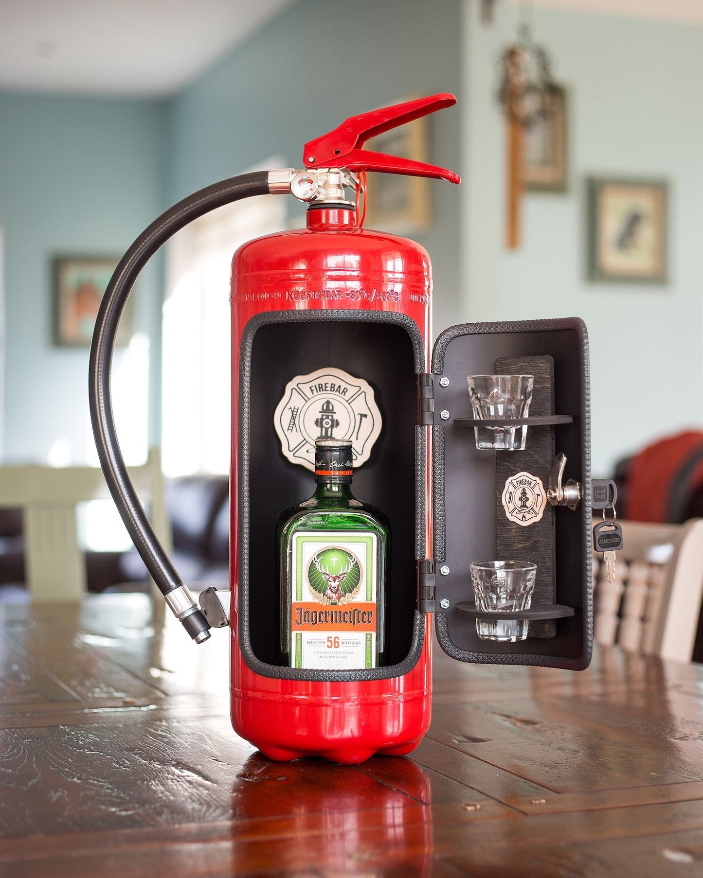 Neue Mini-Feuerlöscher-Weinschrank-Ornamente