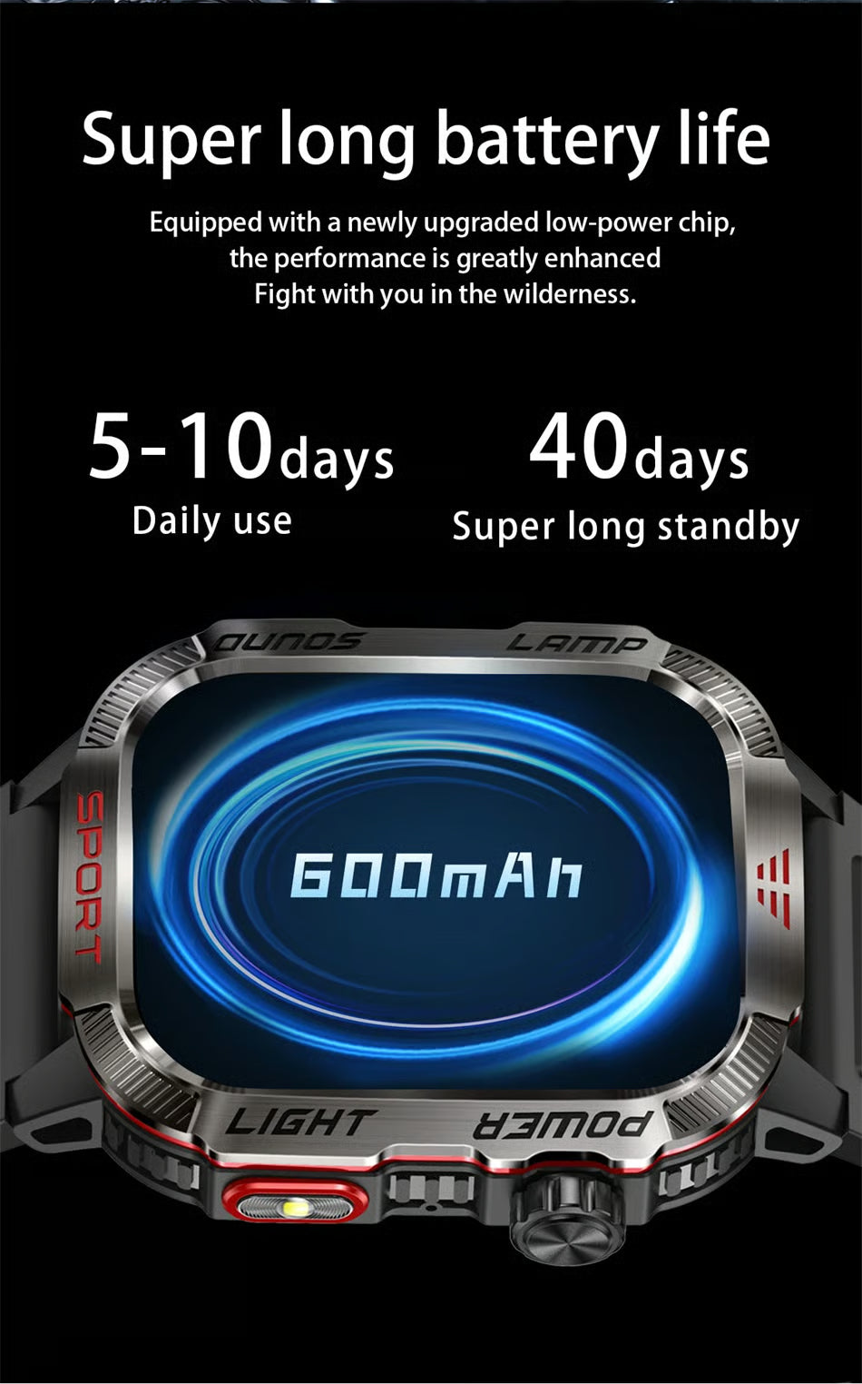 đ„ Letzter Tag 50 % RABATT âMilitĂ€rische Outdoor-Sport-Smartwatch fĂŒr Herren fĂŒr Android und iOS