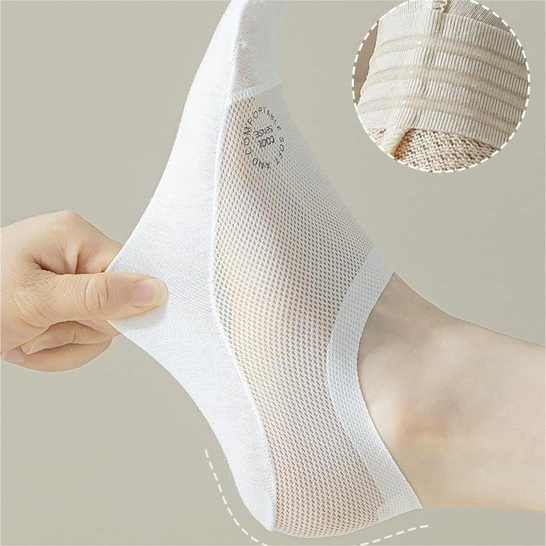 🔥Ultradünne rutschfeste Socken kombiniert mit Baumwollsocken ohne sichtbar zu sein